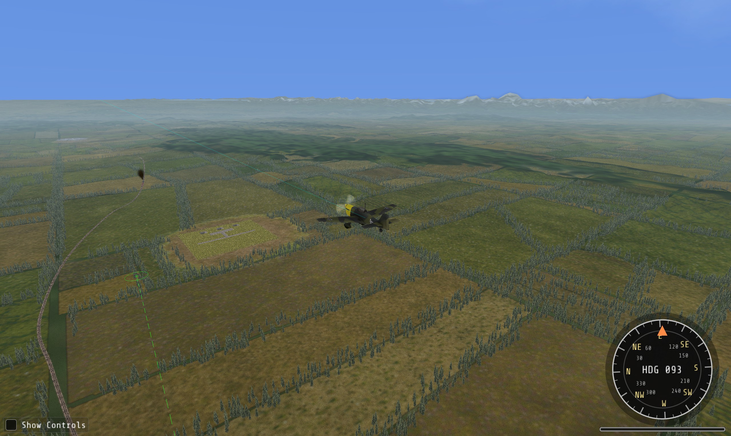 Stuka aircraft gameplay in 20th Century Warfare
